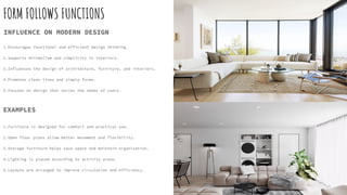 Comprehensive Guide to Modern Interior Design Styles and Principles | PDF