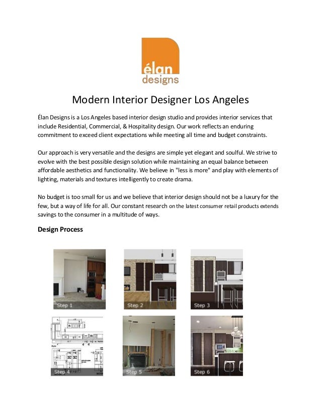 Modern Interior Designer Los Angeles