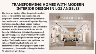 Modern Interior Design In Los Angeles.pptx