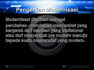 Pengertian Modernisasi
 