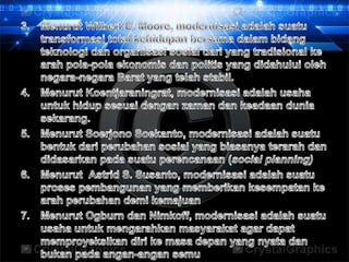 Modernisasi & globalisasi