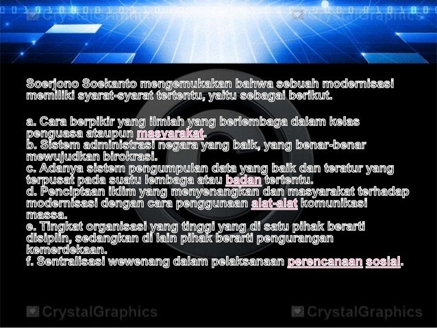 Modernisasi & globalisasi