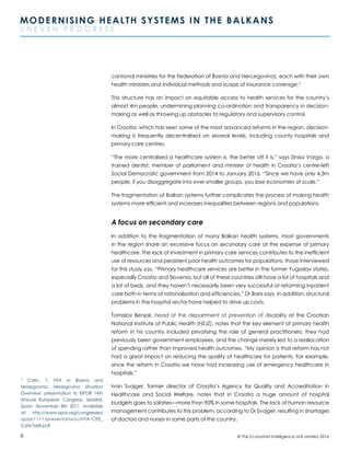 Modernising health systems in the Balkans | PDF