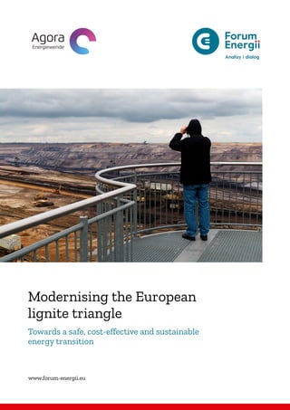 www.forum-energii.eu
Modernising the European
lignite triangle
Towards a safe, cost-effective and sustainable
energy transition
 