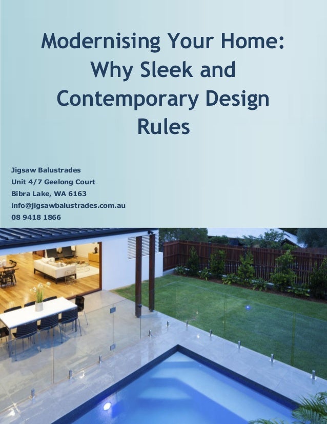 Modernising Your Home  Why Sleek and Contemporary Design  Rules 