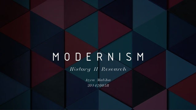Modernism Design Period