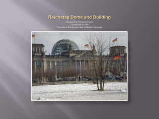 NeueNationalgalerie(New National Gallery) Architect Mies van derRohe and it was opened in 1968The NeueNationalgalerie was opened in 1968 as the counterpart to the Nationalgalerie located on the Museumsinsel Berlin (Museums Island Berlin) in the eastern part of the city. As part of the Reunification, a collection of 20th century art is now located in the spectacular building 