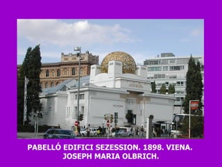 PABELLÓ EDIFICI SEZESSION. 1898. VIENA.  JOSEPH MARIA OLBRICH. 