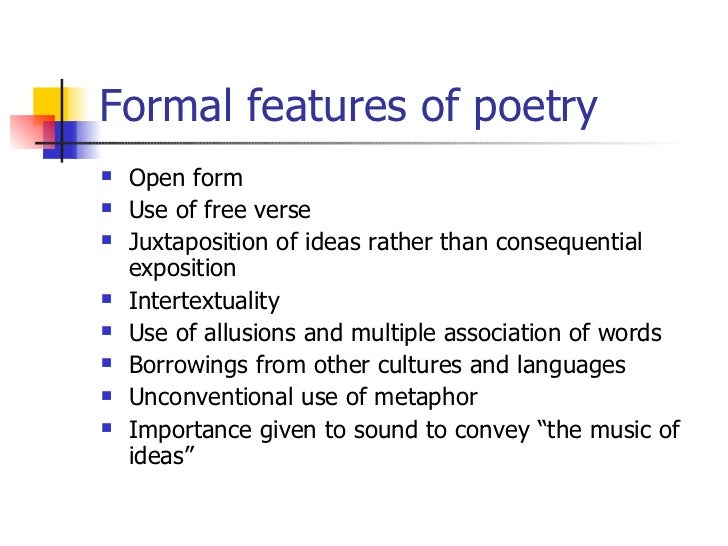 modernism in literature open form definition