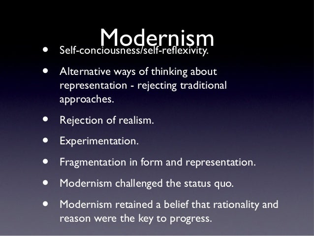 Modernism Lesson 1