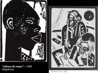 “ cabeça de negro”  – 1929 xilogravura 