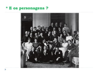 * E os personagens ?
 