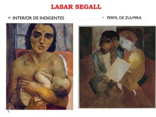 LASAR SEGALL
 INTERIOR DE INDIGENTES  PERFIL DE ZULMIRA
 