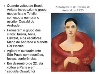 Pau Brasil
 O Mamoeiro (1925)
 ‘Encontrei em Minas as cores que adorava
em criança. Ensinaram-me depois que
eram feias e...