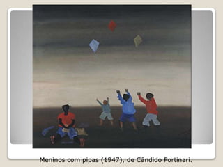 Meninos com pipas (1947), de Cândido Portinari.
 