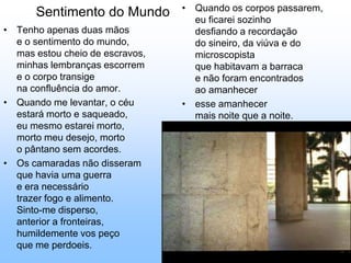 obra de estréia: “Alguma Poesia” (1930)Carlos Drummond de Andrade