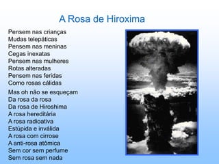 Gosto da minha palavra pelo sabor que lhe deste: mesmo quando e' linda, amarga como qualquer fruto agreste. Mesmo assim amarga, e' tudo que tenho, entre o sol e o vento: meu vestido, minha musica, meu sonho, meu alimento.  Quando penso no teu rosto, fecho os olhos de saudades; tenho visto muita coisa, menos a felicidade. Soltam-se os meus dedos tristes, dos sonhos claros que invento. Nem aquilo que imagino já me dá contentamento.  Como tudo sempre acaba, oxalá seja bem cedo! A esperança que falava tem lábios brancos de medo. O horizonte corta a vida isento de tudo, isento... Não há lagrima nem grito: apenas consentimento.