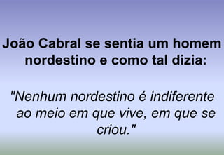 Tecendo a ManhãJoão Cabral de Melo Neto1Um galo sozinho não tece uma manhã: ele precisará sempre de outros galos. De um que apanhe esse grito que ele e o lance a outro; de um outro galo que apanhe o grito de um galo antes e o lance a outro; e de outros galos que com muitos outros galos se cruzem os fios de sol de seus gritos de galo, para que a manhã, desde uma teia tênue, se vá tecendo, entre todos os galos. 2E se encorpando em tela, entre todos, se erguendo tenda, onde entrem todos, se entretendendo para todos, no toldo (a manhã) que plana livre de armação. A manhã, toldo de um tecido tão aéreo que, tecido, se eleva por si: luz balão. (A Educação pela Pedra) 
