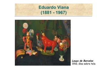 Eduardo Viana (1881 - 1967) Louça de Barcelos 1916; óleo sobre tela   