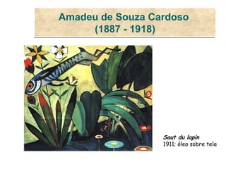 Amadeu de Souza Cardoso  (1887 - 1918) Saut du lapin   1911; óleo sobre tela  