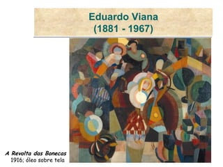 Eduardo Viana (1881 - 1967) A Revolta das Bonecas 1916; óleo sobre tela   