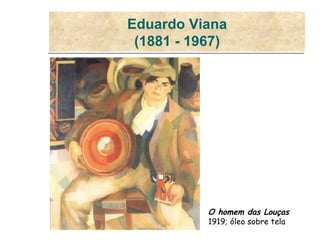 Eduardo Viana (1881 - 1967) O homem das Louças 1919; óleo sobre tela   
