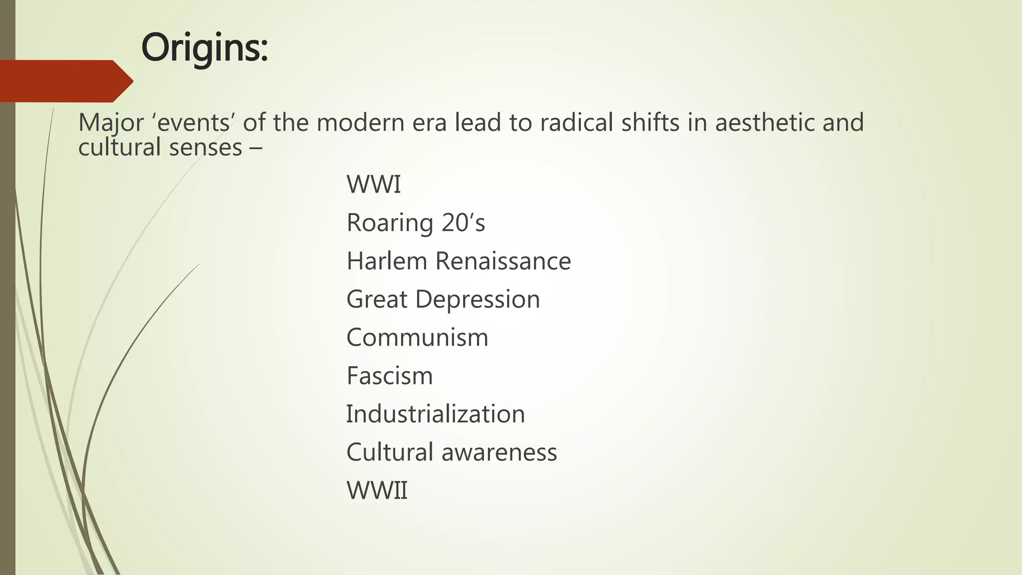 Modernism Overview Pptx Pptx