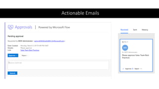 Actionable Emails
 