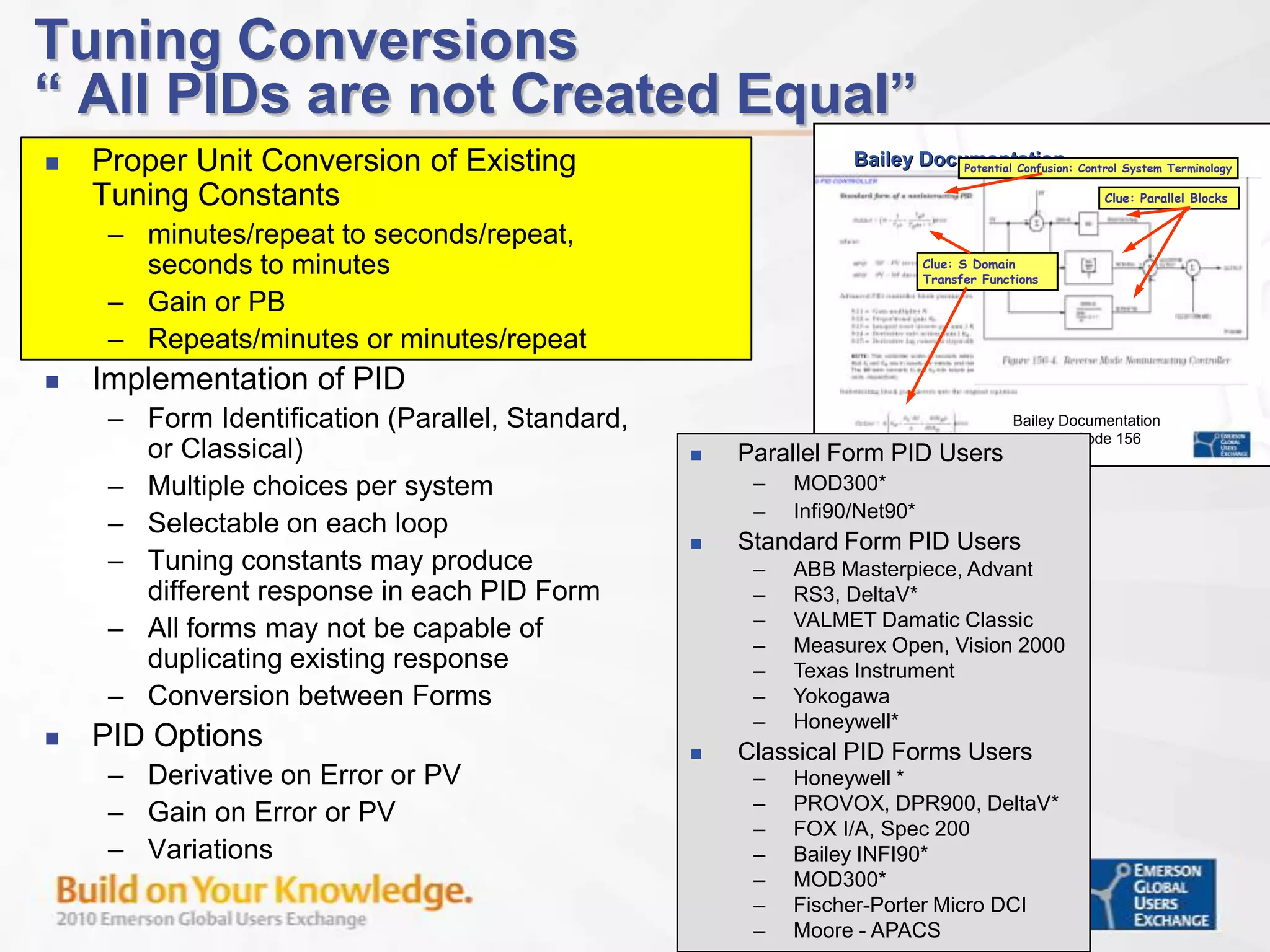 Modernization/Migration Project PlanningUnderstand that the original process automation plan may have been designed to meet minimum requirements with no regards for future yield and energy optimizationOriginal Project Criteria & ActionsEnergy was cheapMeasurement technology was lackingI&C scope reduced for project budget reasons