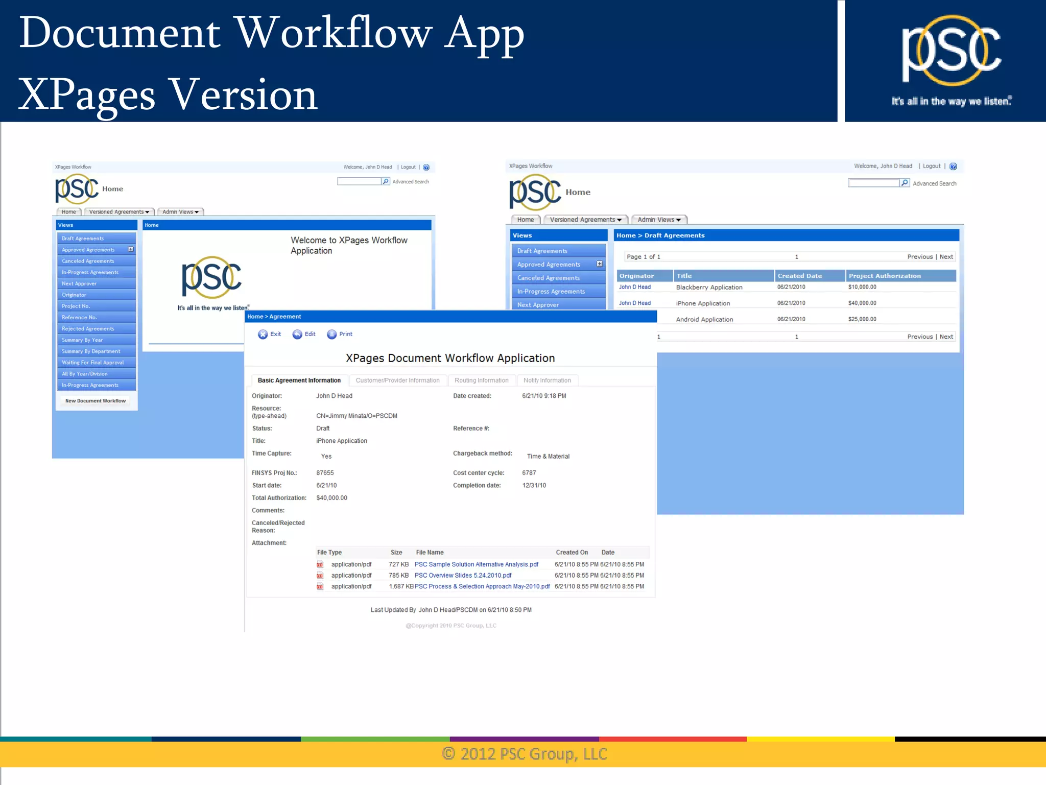 Document Workflow App
XPages Version
 