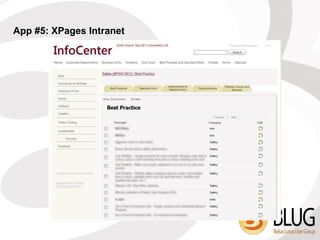 App #5: XPages Intranet
 