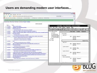 Users are demanding modern user interfaces...




 © 2013 IBM Corporation
 