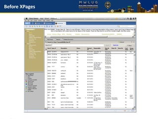 Before XPages
 
