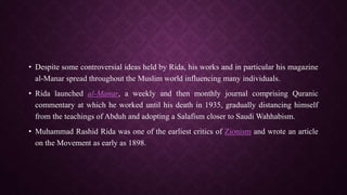 Rosid Ridka Modernization and reform movements in Muslim education | PPTX