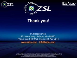 www.zslinc.com | info@zslinc.com
 