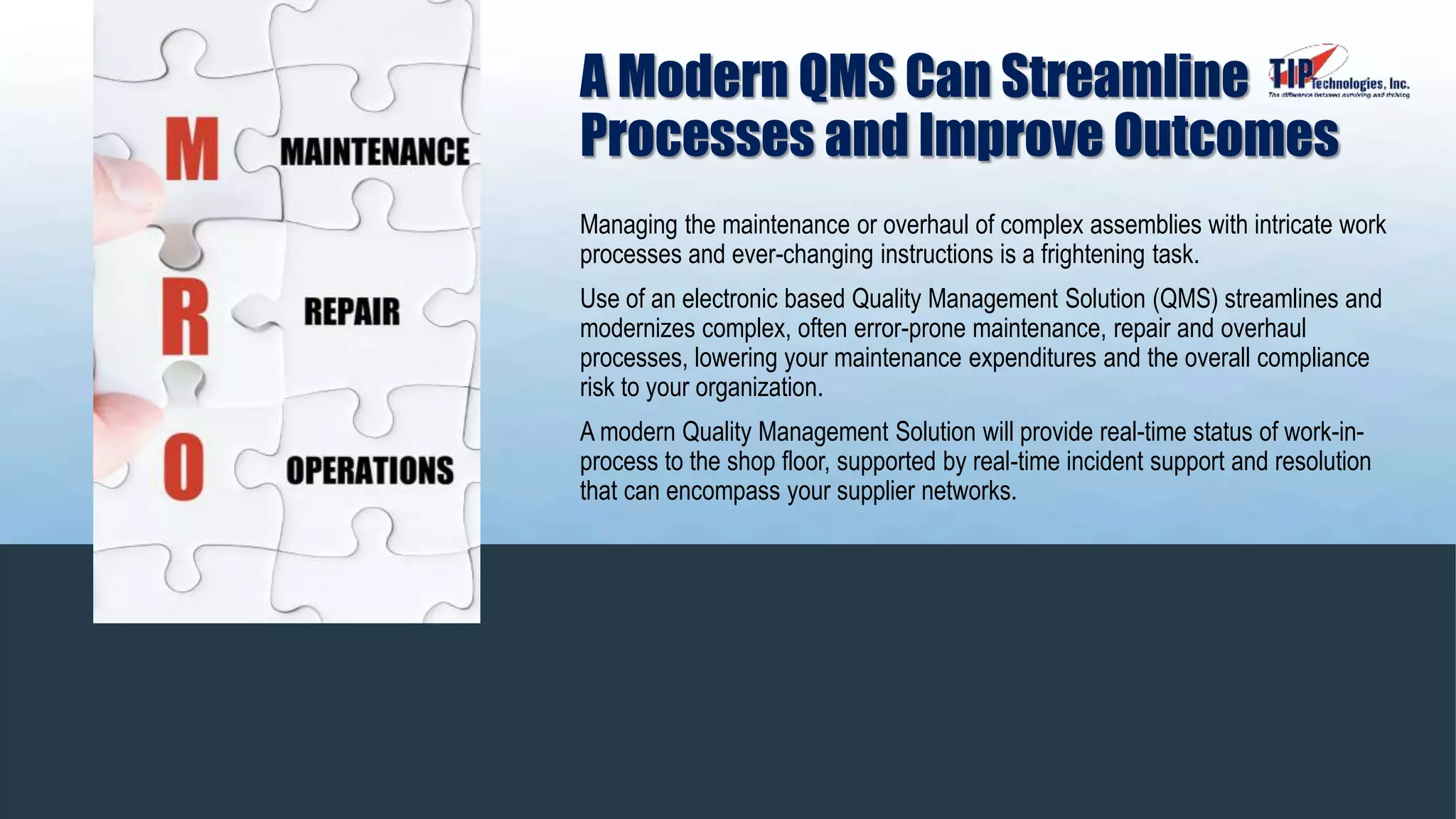 Modernizing complex MRO processes | PDF