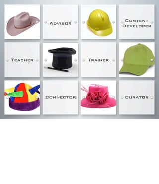 Advisor
Content
Developer
Curator
TrainerTeacher
Connector
 