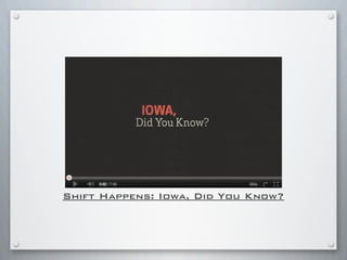 Shift Happens: Iowa, Did You Know?
 