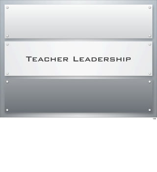 Teacher Leadership
109
 