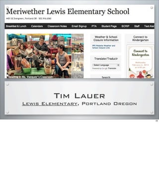 Tim Lauer
Lewis Elementary, Portland Oregon
22
 