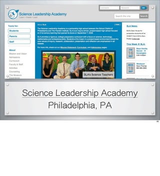 Science Leadership Academy
Philadelphia, PA
85
 