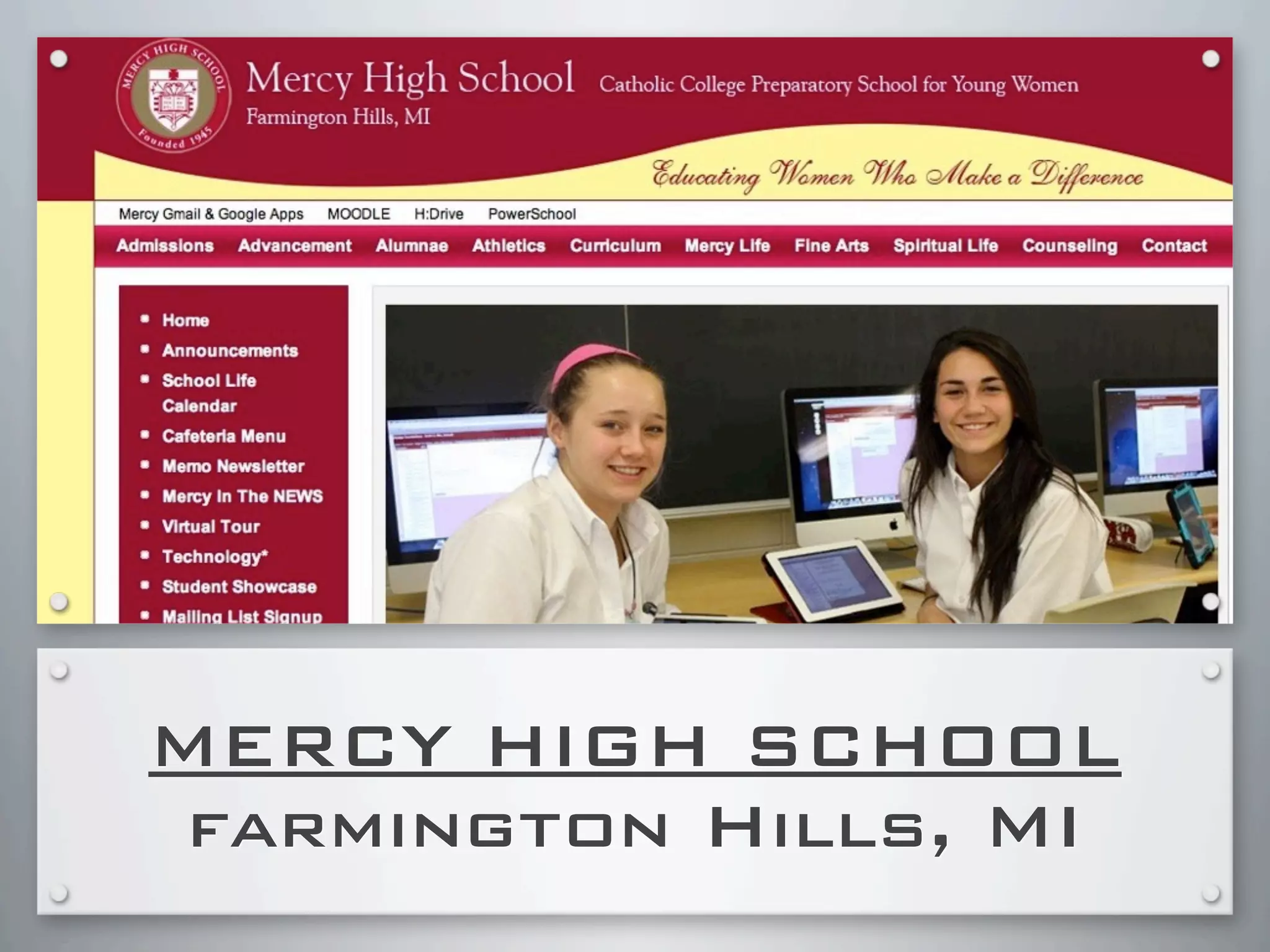 MERCY HIGH SCHOOL
farmington Hills, MI
 