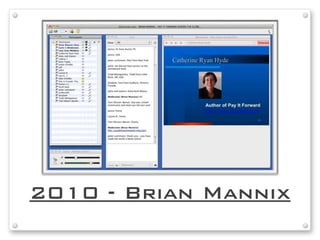 2010 - Brian Mannix
 
