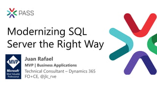 Modernizing SQL Server the Right Way | PDF
