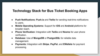 Push Ticket Modernizing Travel with Bus Ticket Booking Apps | PDF
