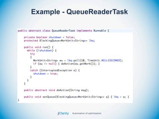 Example - QueueReaderTask
 