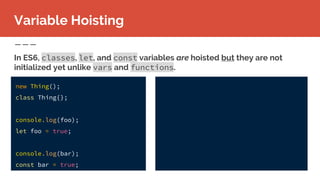 Modern JS with ES6 | PPTX