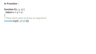Modern JS with ES6 | PPT
