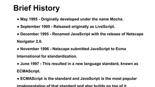 Modern JS with ES6 | PPT