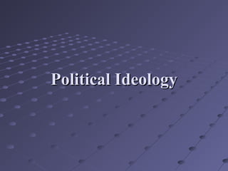 Political IdeologyPolitical Ideology
 